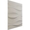 Ekena Millwork 19 5/8in. W x 19 5/8in. H Thompson EnduraWall Decorative 3D Wall Panel Covers 2.67 Sq. Ft. WP20X20TMGBW - alternate 3
